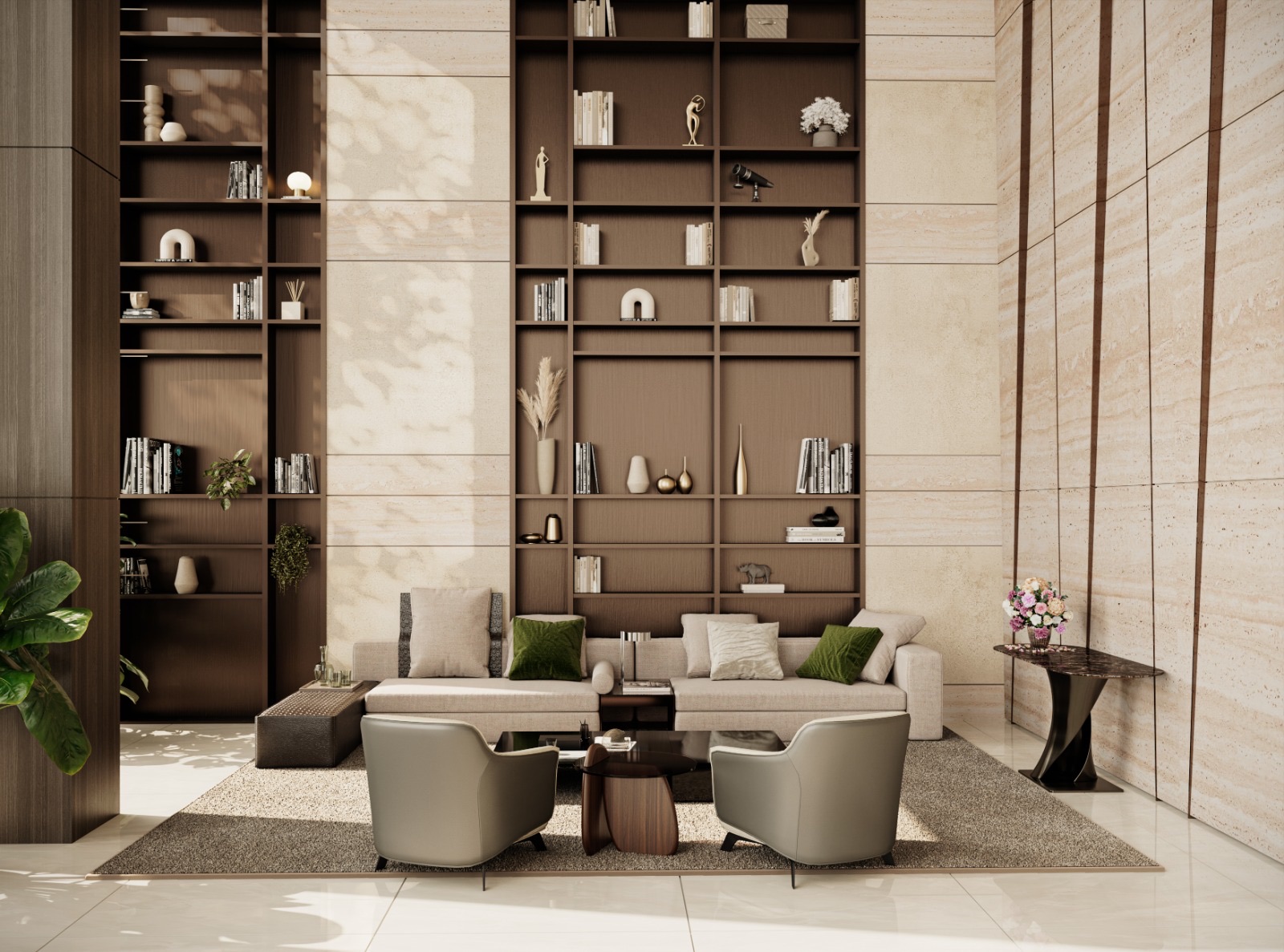 Selected art and objects curated through Bella Luxury