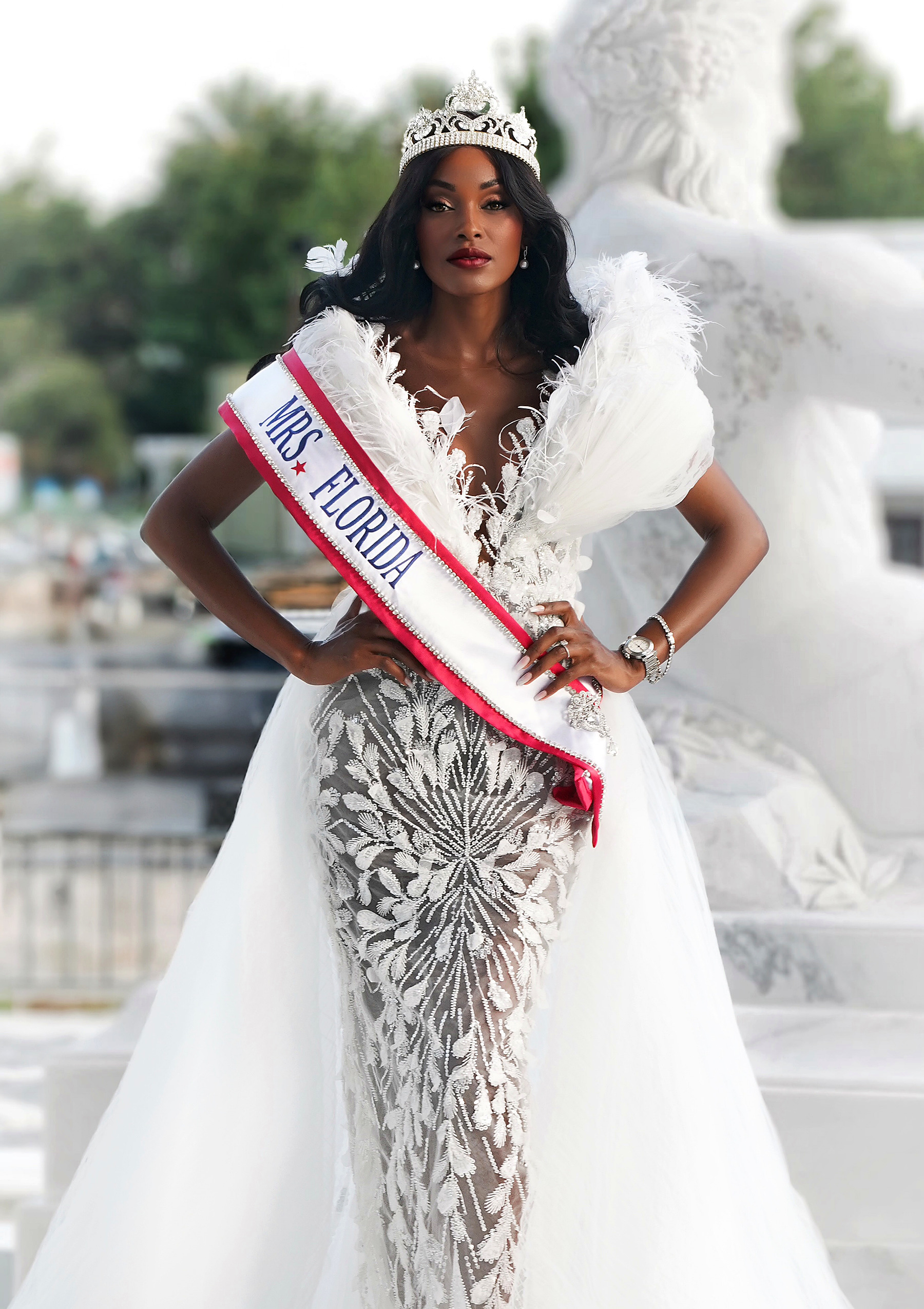 Eddah Wanyoike, Mrs. Florida — formal portrait